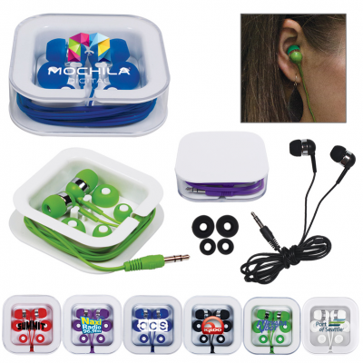 Earbuds in Square Case-1