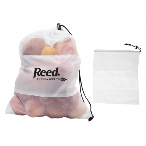 Mesh Vegetable Drawcord Bag-1
