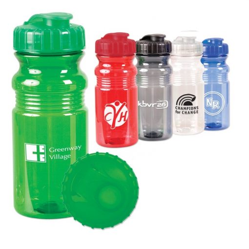 20 Oz. Translucent Sport Bottle w/Snap Cap-1