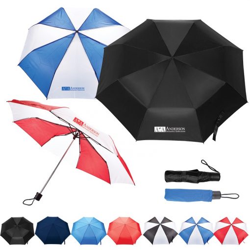 42" Budget Folding Umbrella-1