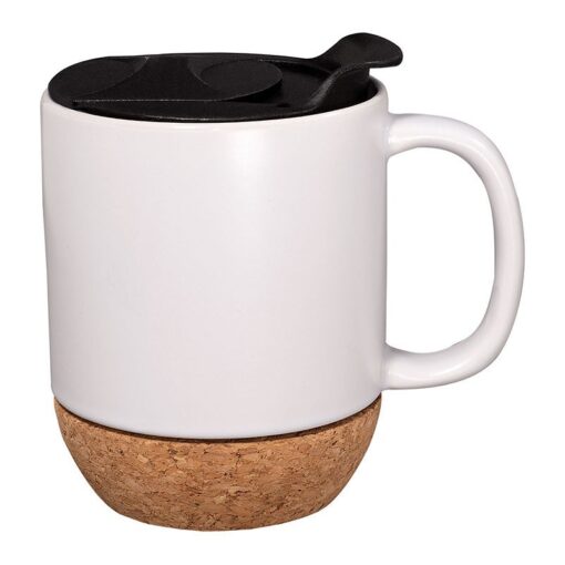 14 Oz. Ceramic Mug w/Cork Base-3