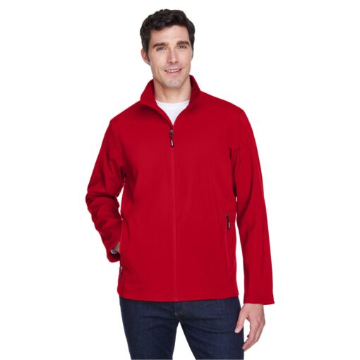 CORE 365 Men's Cruise Two-Layer Fleece Bonded Soft Shell Jacket-5