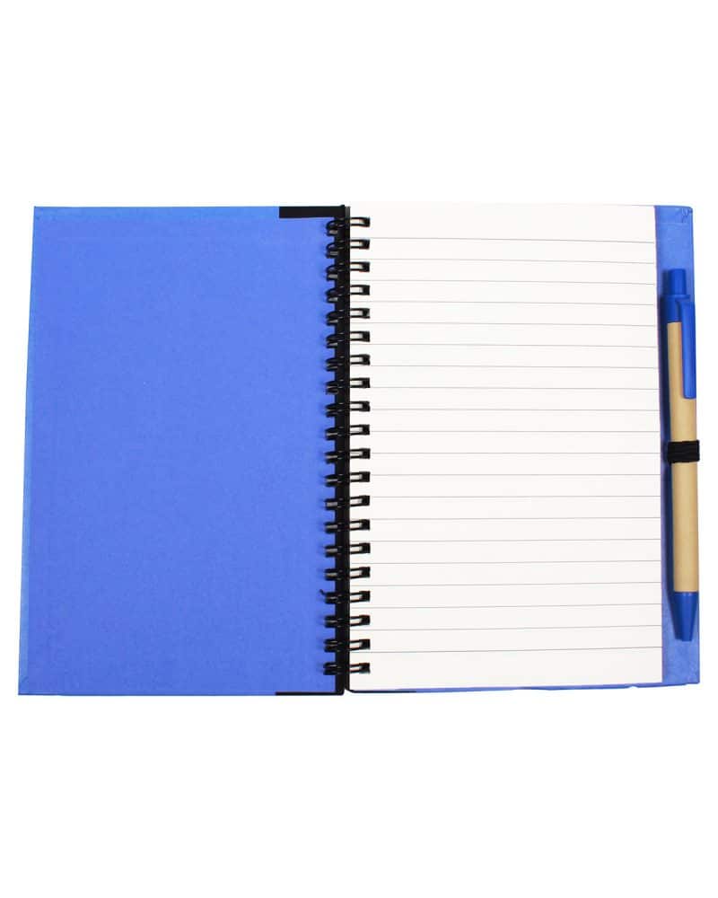 Contrast Paperboard Spiral Notebook & Pen 5.5" x 7.125" - 1
