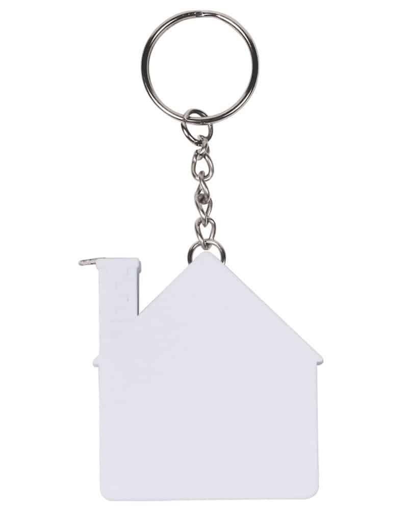 House Tape Measure Key Chain 3' - 2