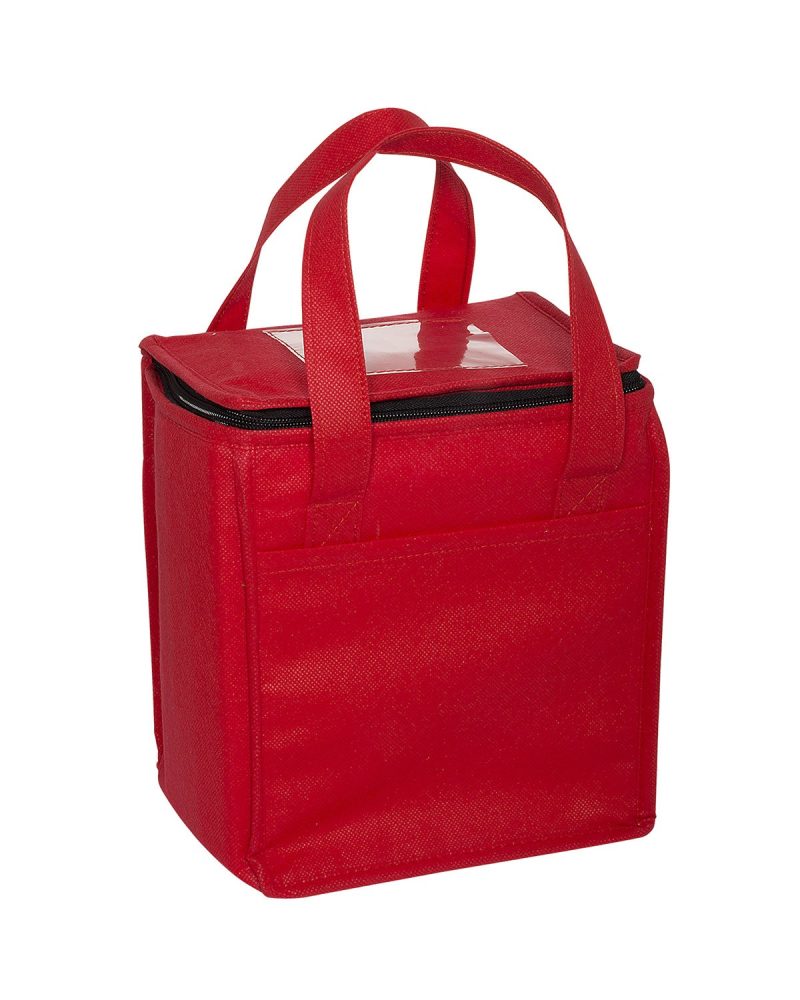 Non-Woven Cubic Lunch Cooler Bag With ID Slot - 5