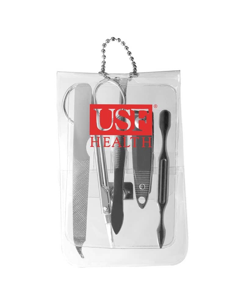 Translucent Five-Piece Manicure Pouch