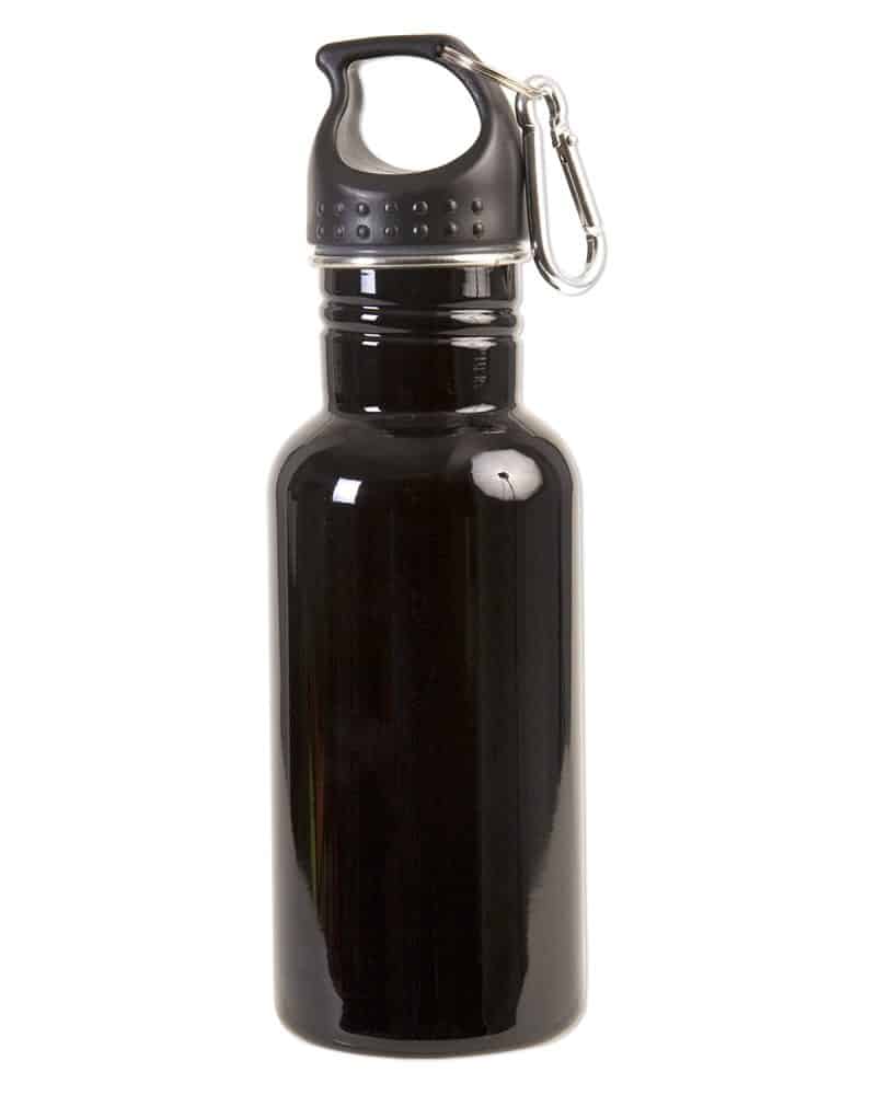 17 oz Stainless Steel Adventure Water Bottle With Carabiner - 2