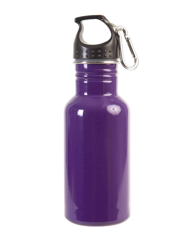 17 oz Stainless Steel Adventure Water Bottle With Carabiner - 5
