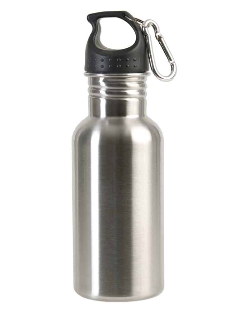 17 oz Stainless Steel Adventure Water Bottle With Carabiner - 7