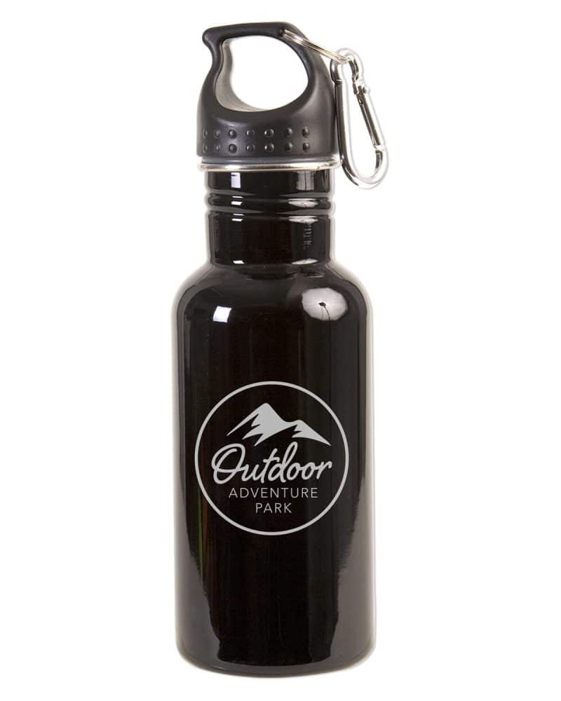 17 oz Stainless Steel Adventure Water Bottle With Carabiner