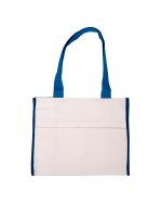 Cotton Gusset Accent Box Tote Bag - 5
