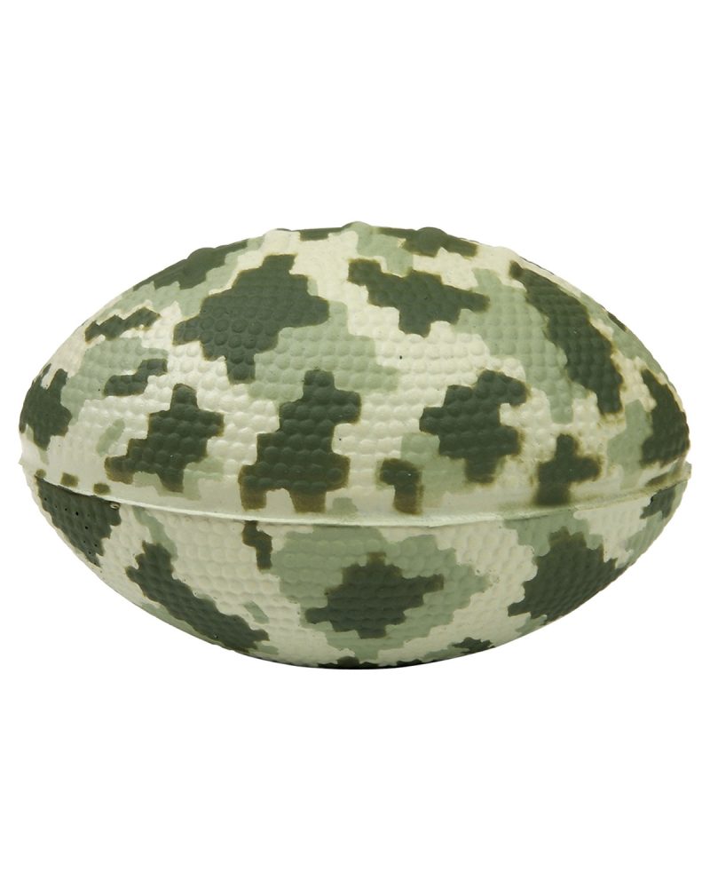 Digi Camo Football Shape Stress Ball - 3