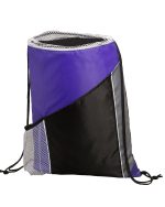 Sprint Angled Drawstring Sports Bag With Pockets - 6