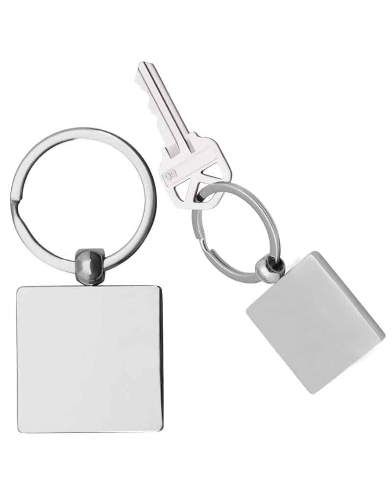 Square Metal Keychain - 2