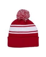 Knit Beanie With Pom Pom - 6