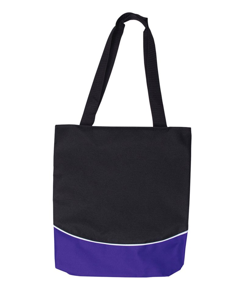 Color Curve Accent Panel Tote - 1