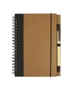 Contrast Paperboard Spiral Notebook & Pen 5.5" x 7.125" - 3