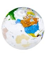 16" World Globe Beach Ball - 1