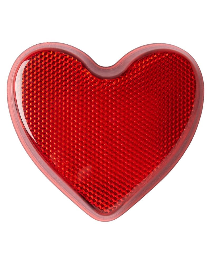 Heart Flashing Clip On Safety Button. - 4