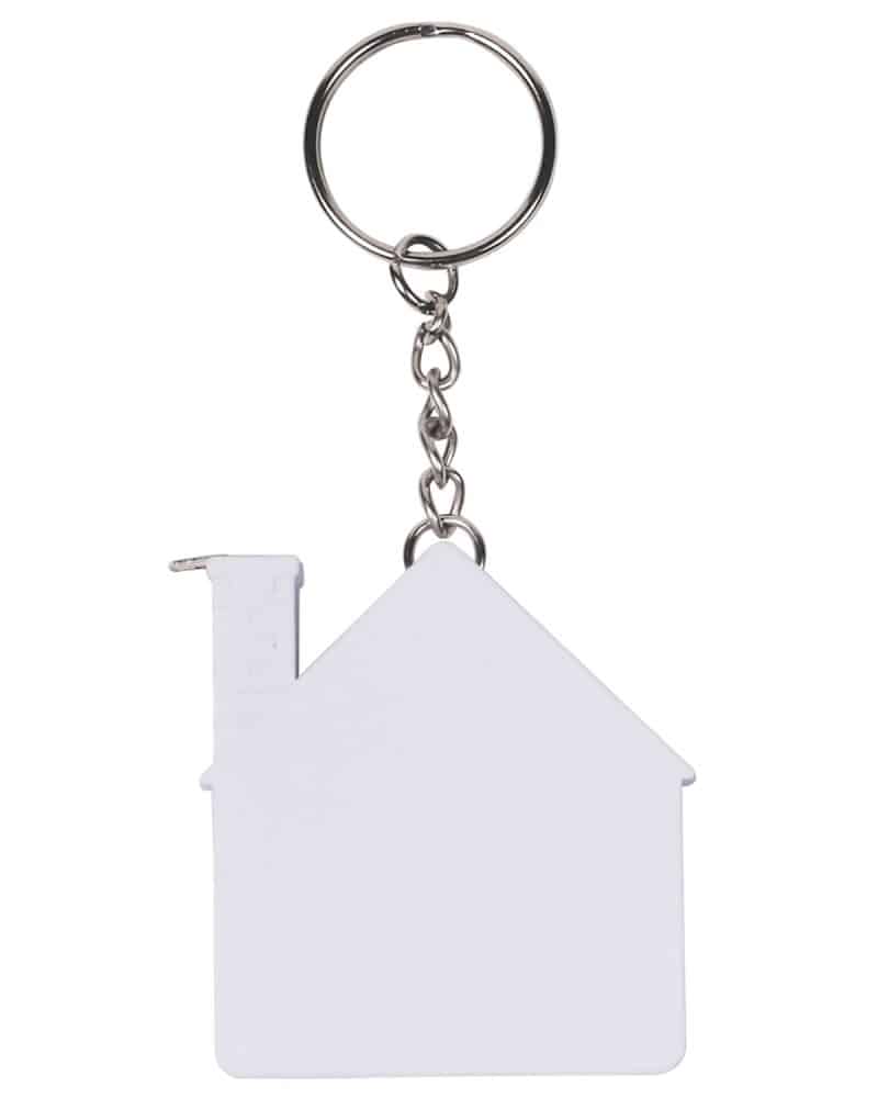 House Tape Measure Key Chain 3' - 3