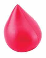 Red Blood Drop Shape Stress Ball - 3