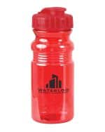 USA Made 20 oz Translucent Sport Water Bottle With Snap Cap
