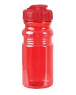 USA Made 20 oz Translucent Sport Water Bottle With Snap Cap - 5
