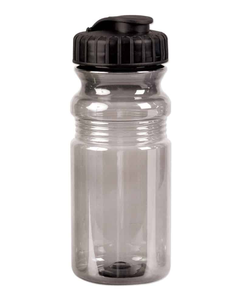 USA Made 20 oz Translucent Sport Water Bottle With Snap Cap - 6