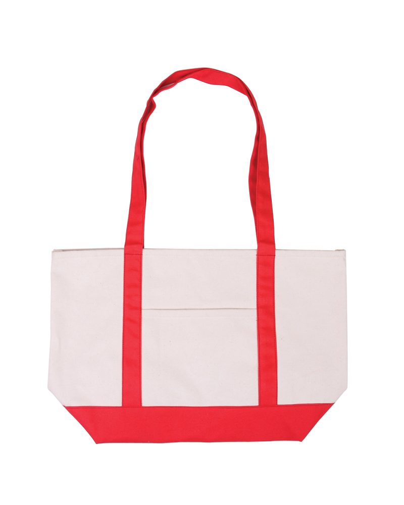 Cotton Canvas Boat Tote Bag - 8