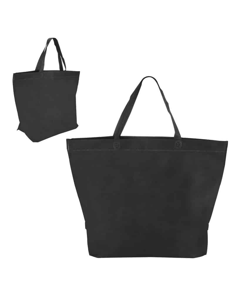 Two-Tone Heat Sealed Non-Woven Tote Bag - 1