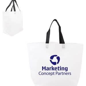 Two-Tone Heat Sealed Non-Woven Tote Bag